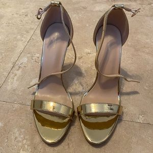 Gold heels